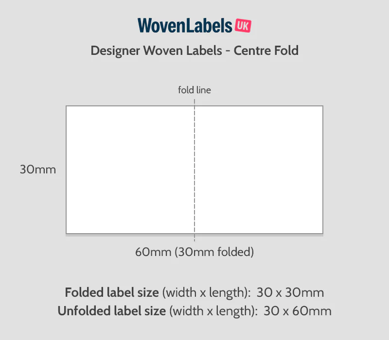 Centre Fold Woven Labels - Image 11