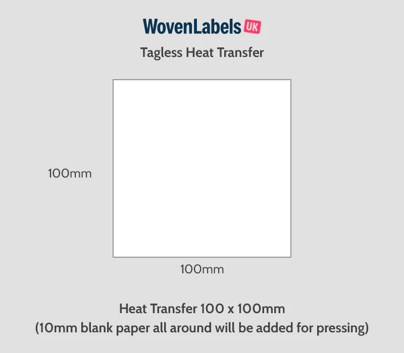 Custom Tagless Heat Transfer DTF Labels - Image 10