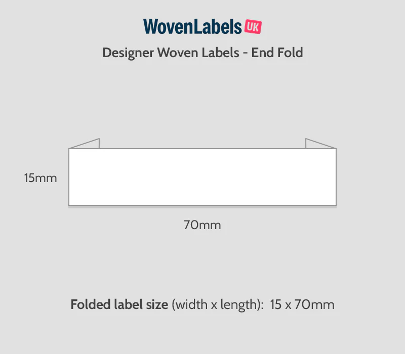 End Fold Woven Labels - Image 6