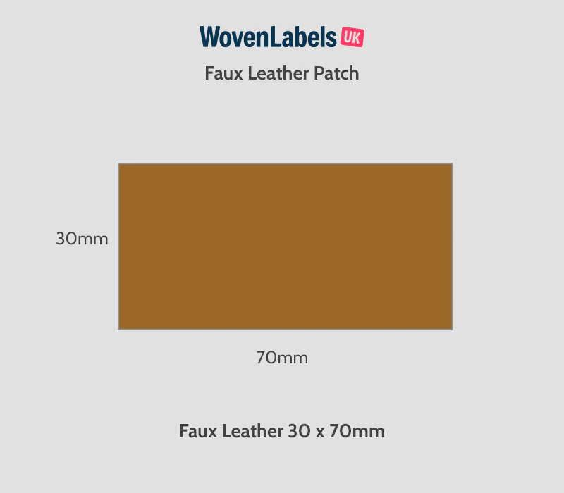 Rectangle Faux Leather Patches - Image 10