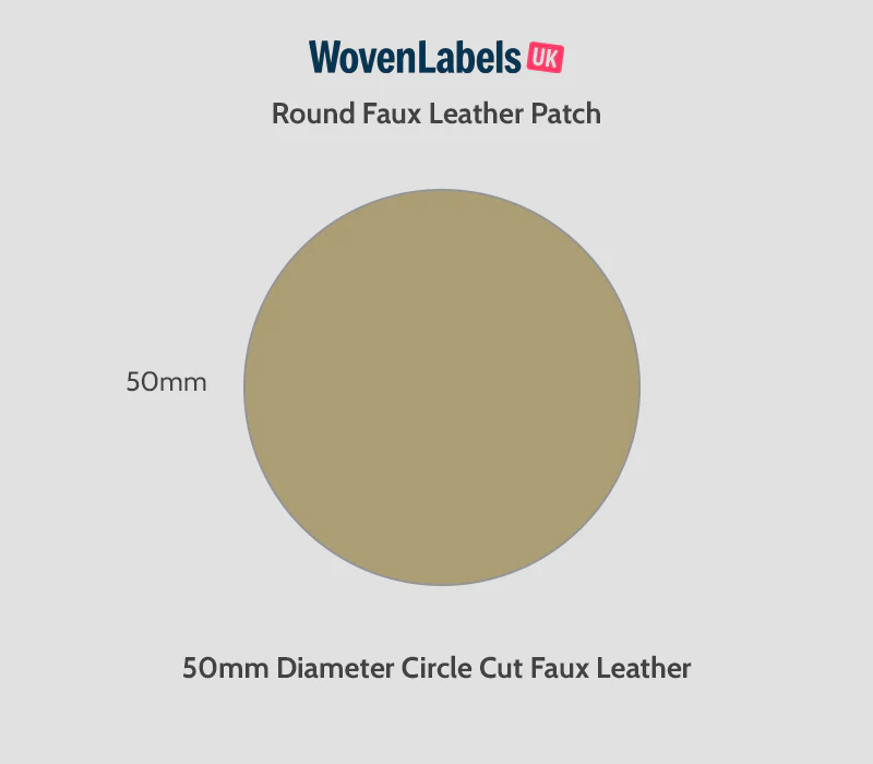 Round Faux Leather Patches - Image 7